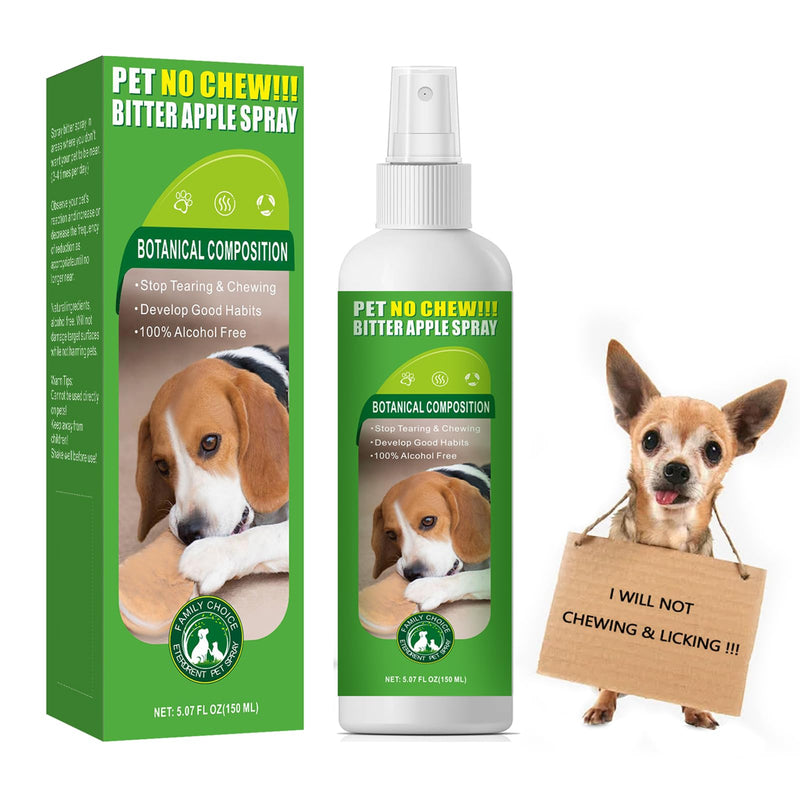 Cooraby 5.07 Oz Bitter Apple Spray for Dogs to Stop Chewing - Natural Ingredients No Chew Spray for Dogs - Dog Repellent Spray - Alcohol Free, Cruelty-Free - Protect Your Furniture Green - BeesActive Australia