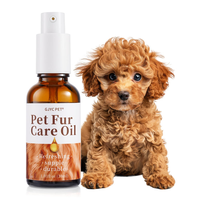 Pet Fur Care Oil - Detangles, Reduces Shedding - Adds Shine with Collagen & Natural Oils - Leave-in Conditioner for Dogs & Cats - 1.01 fl. oz - BeesActive Australia