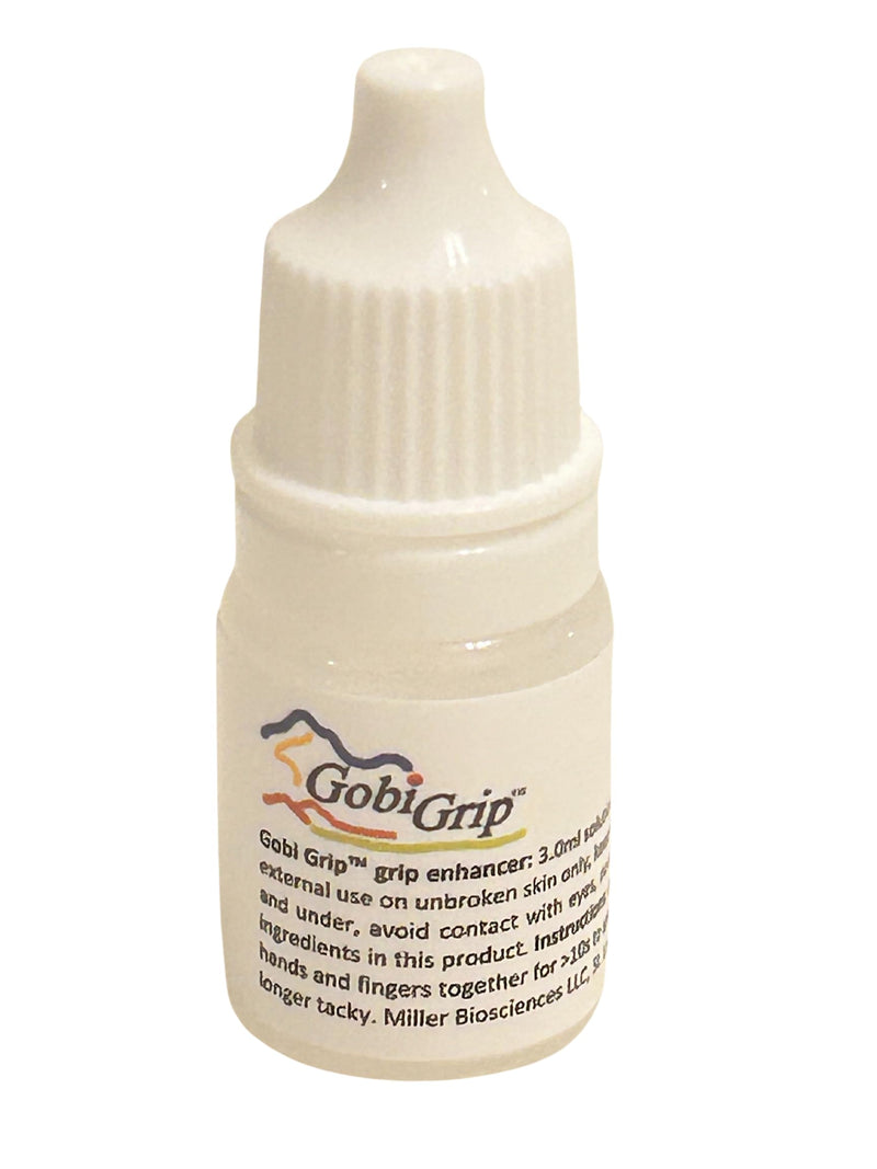 Polymer Grip Enhancer Bottle in Mylar Pouch, 30+ Uses, Keeps Hands Dry, Shields Against Blisters, Pickleball, Tennis, Golf, Gym, Weightlifting, Climbing, Dance, No Chalk, No Mess, Made in USA