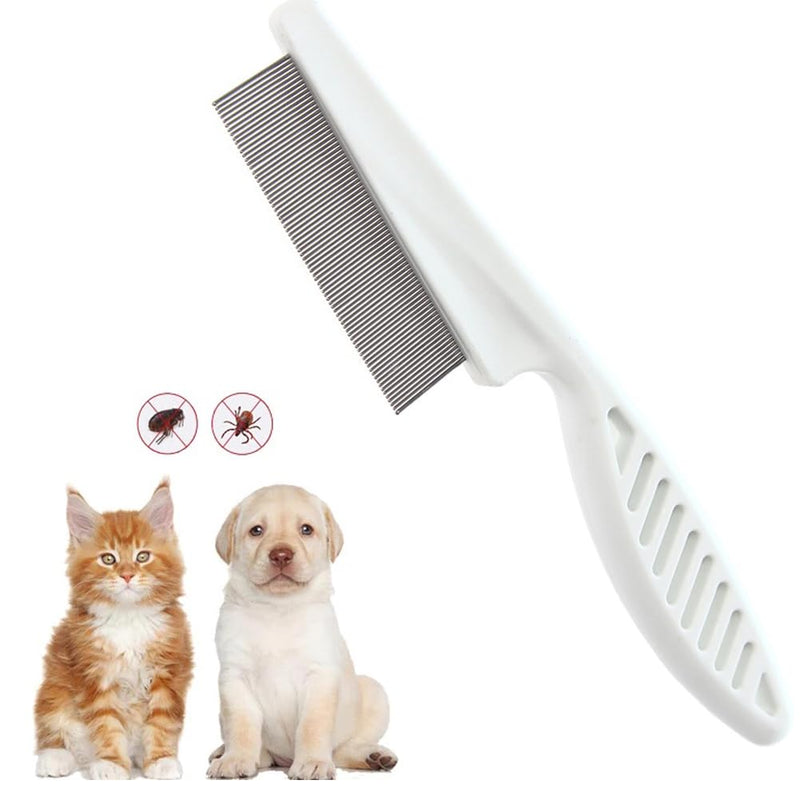 Flea Comb for Dogs and Cats, Pet Lice Comb Fine Tooth Grooming Tool for Removing Tear Stains, Fleas, Dandruff, Lice - BeesActive Australia