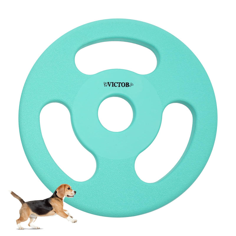 Dog Flying Disc Toy, 7.0 inch Natural Rubber Dog Toy Outdoor Dog Flying Discs Interactive Dog Fetch Toy Durable and Soft Flyer Toy for Playing, Mint Green - BeesActive Australia