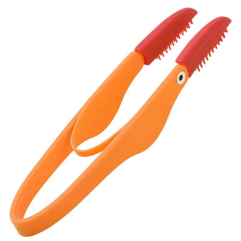 Effective Pet Eye Combs Tweezers Brush For Tear Residues Easily Removal Eye Stain Brush For Booger, orange