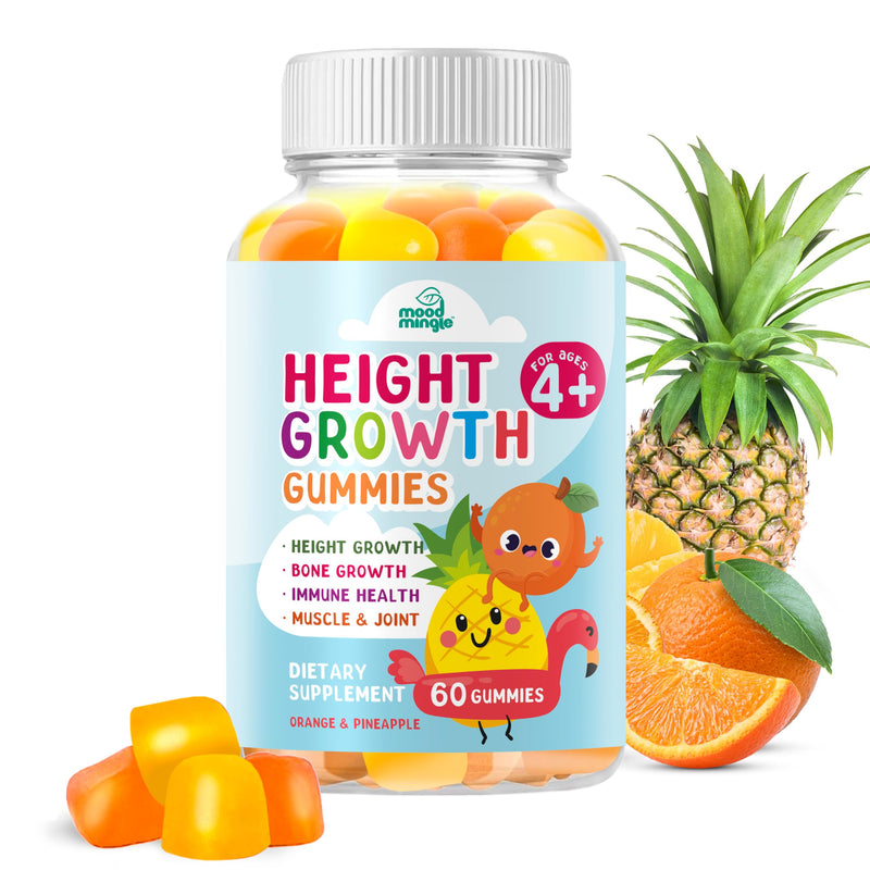 Height Growth Gummies Supplement | Kids Teens Height Increaser Maximizer Grow Taller Vitamins 60 Count (Pack of 1)