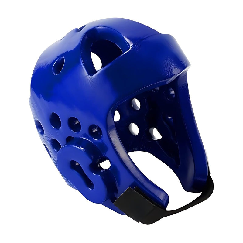 Kids & Adults Taekwondo Karate Headgear MMA Martial Arts Helmet, Soft Head Gear for Martial Art Grappling Muay Thai Kickboxing Taekwondo Small BLUE
