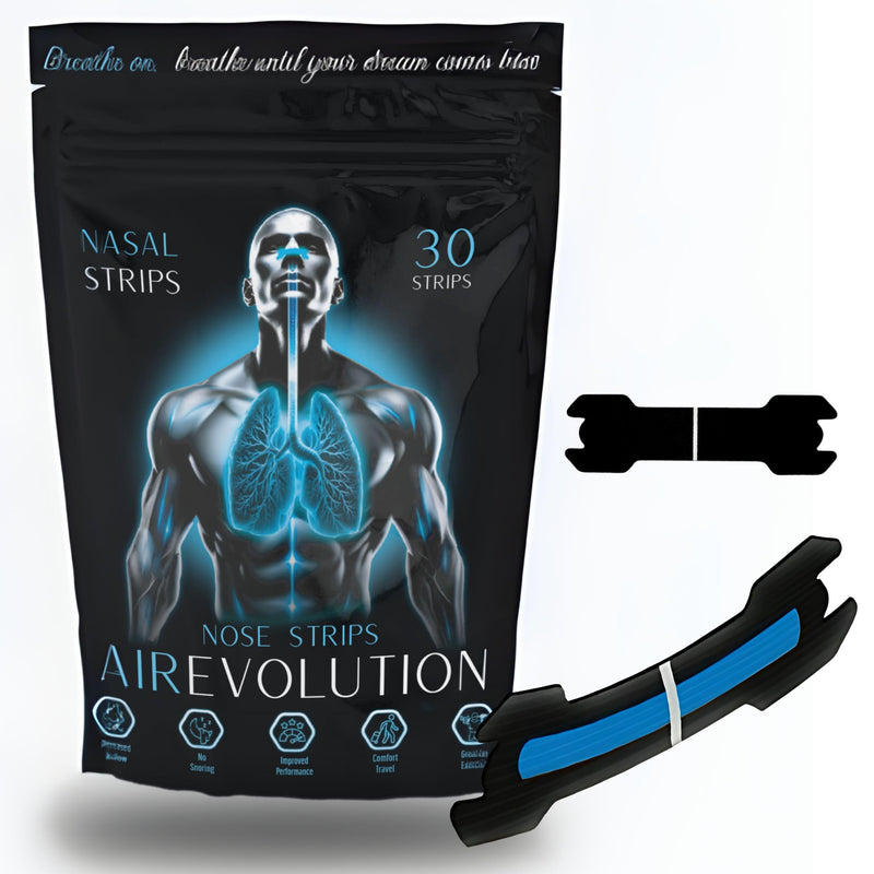 Nasal Strips for Snoring - Nose Strips for Breathing - One Big Spring Technology & Visual Positioning Aid - 30 Count - Snore Strips - Nose Tape 30 Strips
