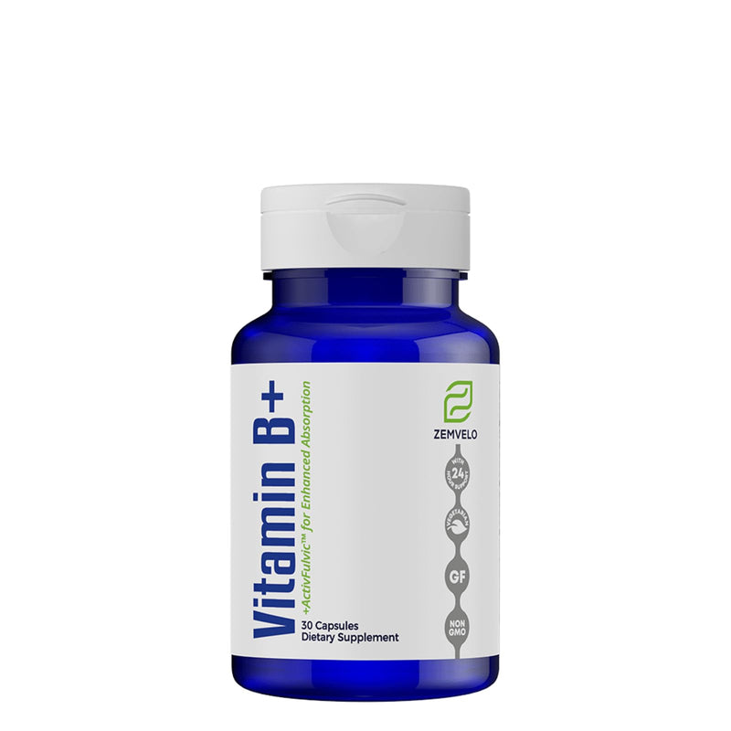 Vitamin B+ - Encourage Sustainable Energy Production | Support Healthy Immune System | Aid in Development of Seratonin and Dopamine | 30 Day Supply
