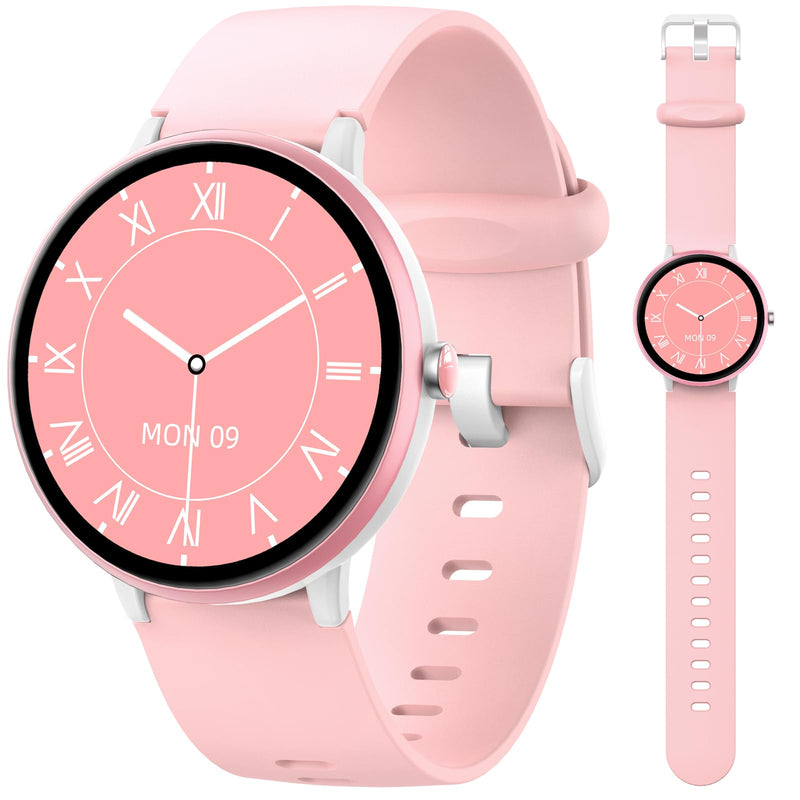 JOYELE Smart Watch for Kids Boy Girl, No Phone Needed Kids Watch Waterproof with 19 Sport Modes, Pedometer, Sleep Monitor, Kids Watch for Girls Boys 6-16 Birthday Gifts Toy Gift (Pink) Pink
