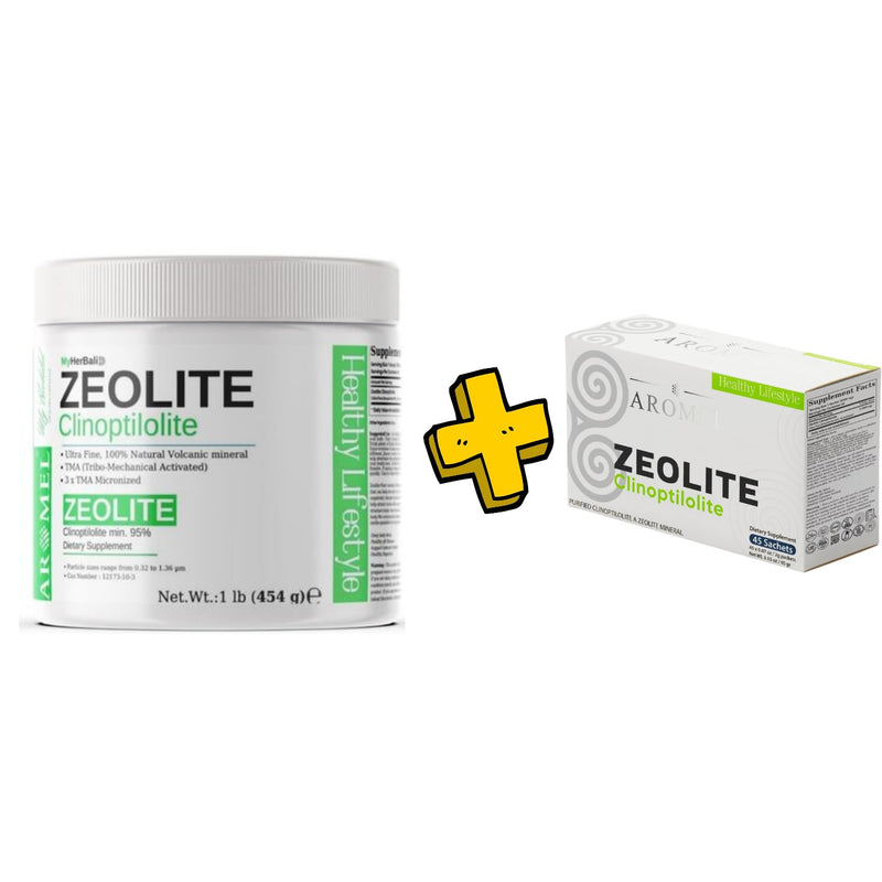 Zeolite Powder | 1 Pound - 454 g | Zeolite Sachets 45sch - PawsPlanet Australia
