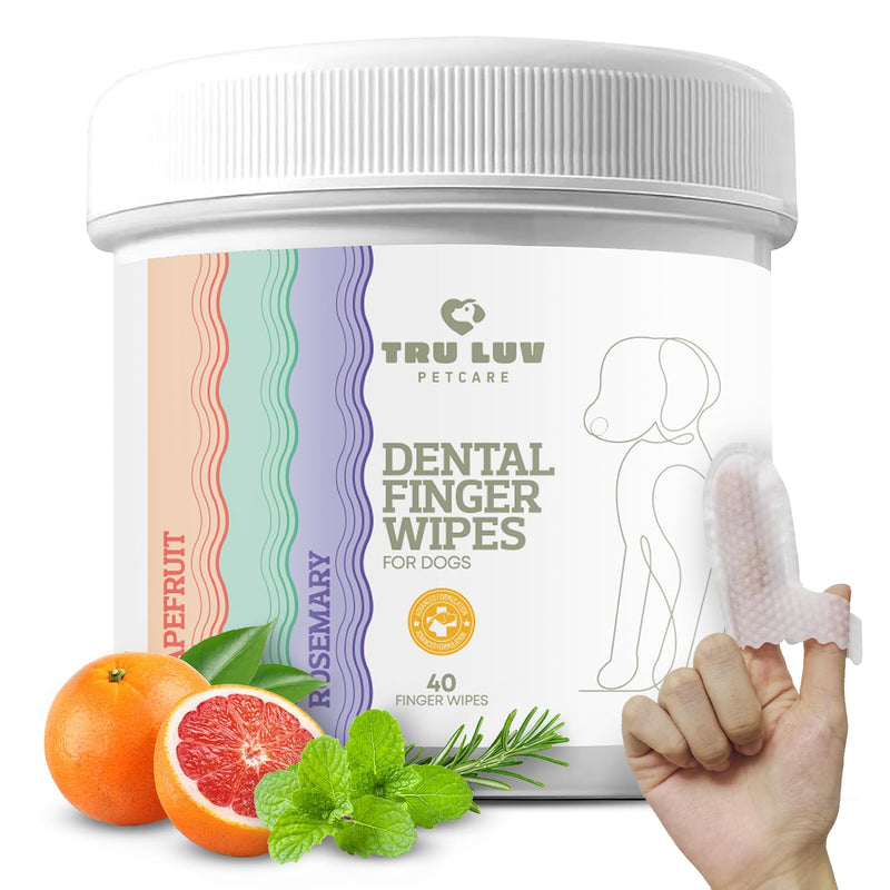 40 Dog Teeth Wipes - Dog Teeth Cleaning Products - Dog Dental Wipes - Teeth Cleaner for Dogs - Dog Tooth Cleaner - Dental Care for Dogs - Dog Tooth Brushing Kit - Dog Teeth Cleaning Kit - Dog Wipes - BeesActive Australia