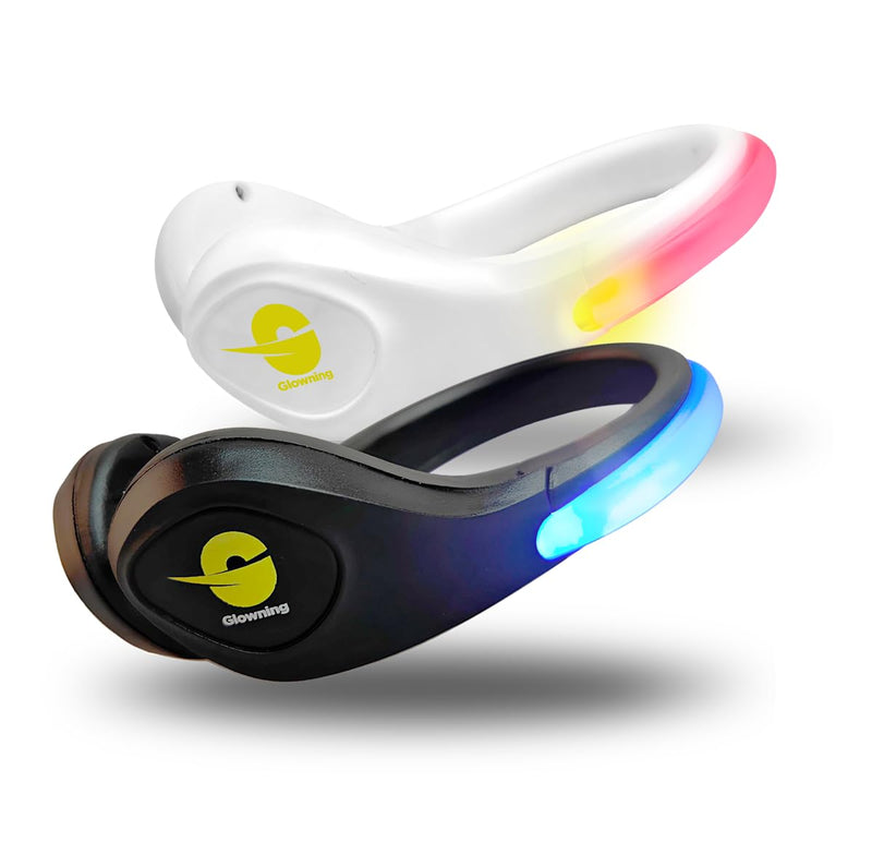 LED Shoe Lights – Ultra-Bright, Waterproof, Lightweight 1-Pair (Left and Right) of Running Shoes Lights for Night Running & Outdoor Activities – Light Up Running Gear