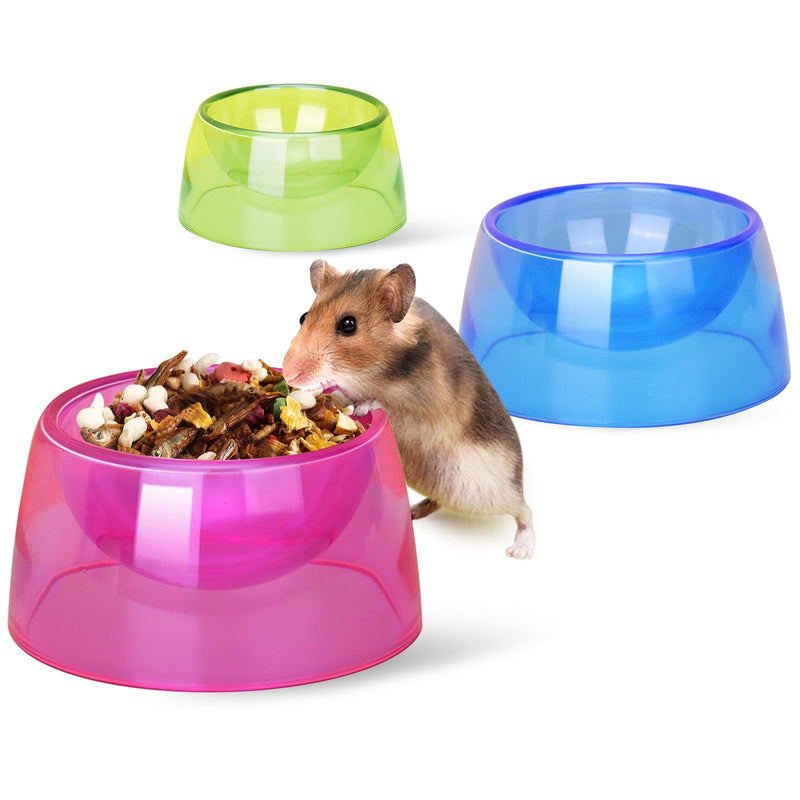 Hamster Food Bowl,Small Animals Food Water Bowl,Water Feeder Container, Hamster Bowls Dwarf Hamster Food Bowl,Hamster Feeding Bowl for Dwarf Hamsters,Mice,Small Animals 3pcs - BeesActive Australia