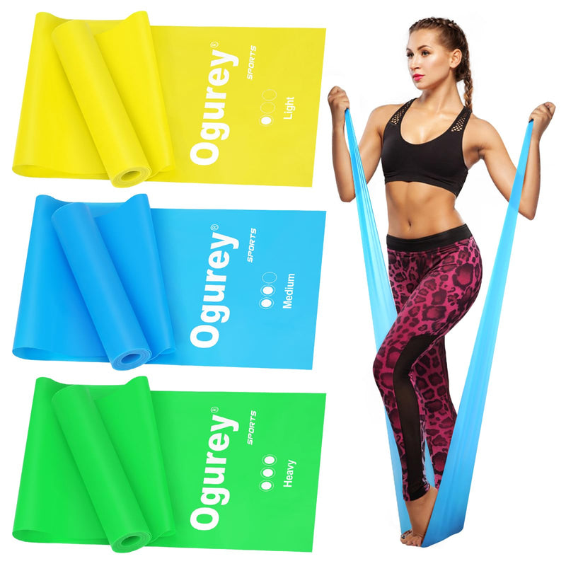 Resistance Bands, Professional Exercise Bands, Physical Therapy Bands for Strength Training, Yoga, Pilates, Stretching, Recovery, Stretch Elastic Band for Working Out, Workout Bands for Home Gym - BeesActive Australia