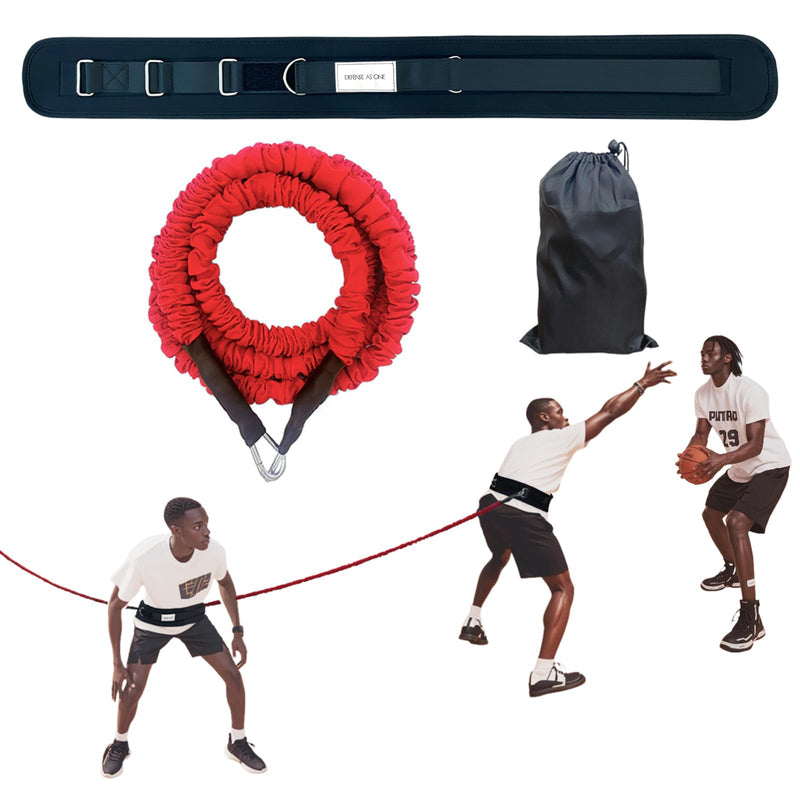 Zone Defense Resistance Band Belt Trainer Kit 1 Pc Widened Belt 1 Pc 2-Meter Resistance Band Basketball Training Equipment Men-to-Men Defense Training Improve Collaborative Defense Speed - BeesActive Australia