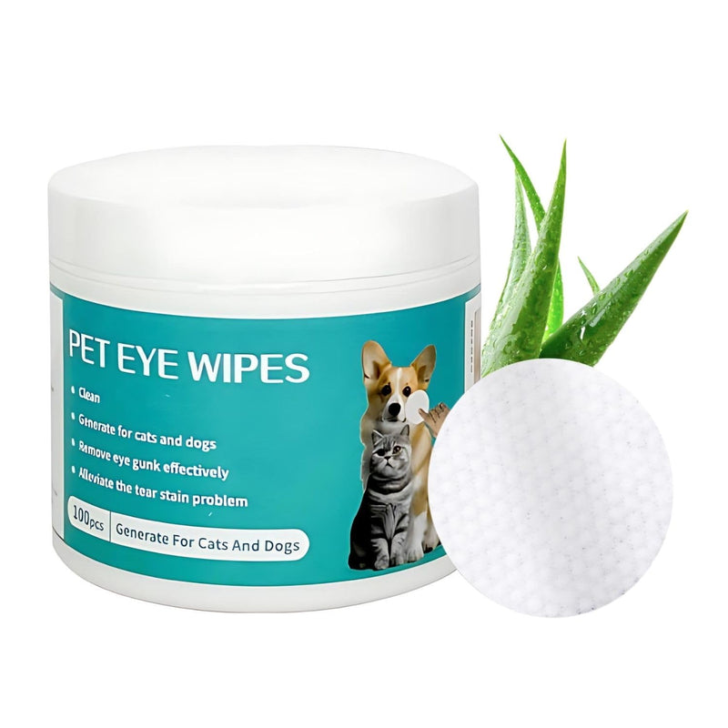 Pet Eye Wipes for Cats and Dogs, Dog Eye Wipes, Eye Wipes for Dogs, Pet Eye Wipes for Remove Tear Stain, Eye Debris, 100 Count - BeesActive Australia