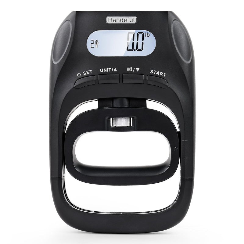 Handeful 397Lb Grip Strength Tester Dynamometer Handgrip Measurer Meter, Handheld Strengthener Exerciser for Sports, School, and Home Use