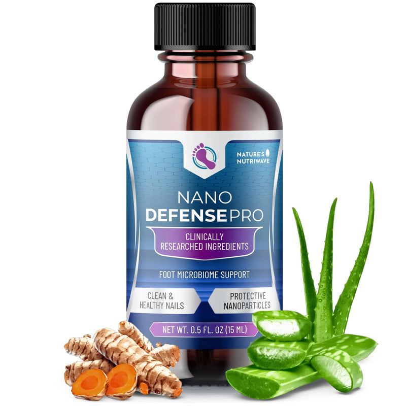 NanoDefense Pro - Original Formulated Toenail Treatment Drops, Extra Strength Nail Repair Solution for Toe Nails, Support healthy Skin & Nails -100% Natural - 1 Month Supply 0.5 Fl Oz (Pack of 1) - BeesActive Australia