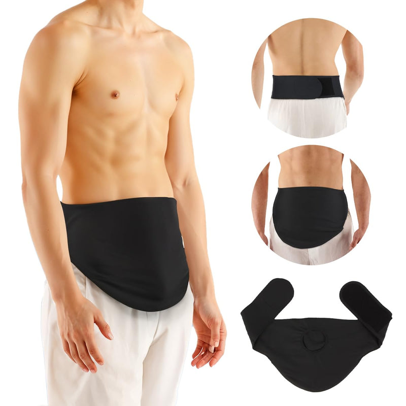 Ostomy Belt for Men & Women | Colostomy Ostomy Bag Covers for Sports | Discreet Ileostomy Belt | Ostomy Bag Cover | Ostomy Wrap Abdomen | Inner Pocket to Hold Ostomy Pouch (Black, Medium) Black - BeesActive Australia