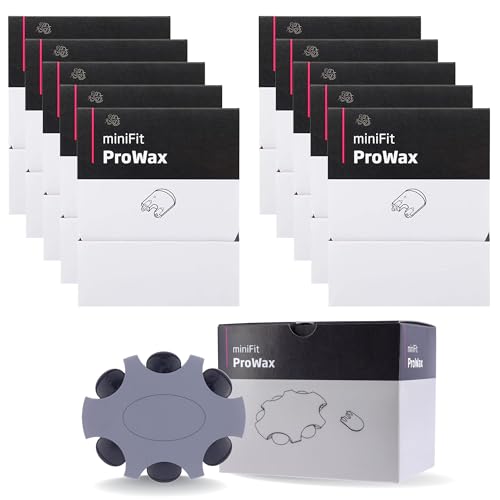 （60-Pcs）Minifit Prowax Wax Guards Filters for Oticon Hearing Aids,Oticon Minifit Hearing Aids Replacement Parts Supplies Cleaning Kit Accessories 10 Packs/60 Filters White-1mm
