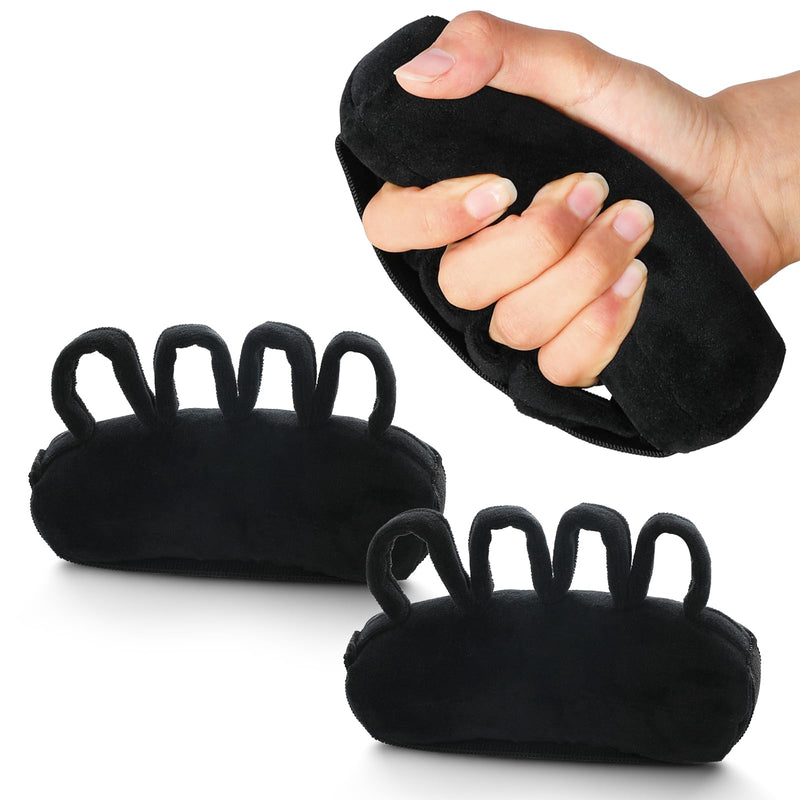 TYYIHUA Palm Protector Palm Grips Hand Contracture Cushions with Elastic Band & Finger Sepereter, for Stroke Hand, Arthritis Parkinson Dementia 2