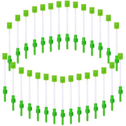 FoldTier 50 Pcs Disposable Oral Care Single Use Suction Swab Sponge Mouth Oral Swabs for Elderly Teeth Cleaning Individually Packed