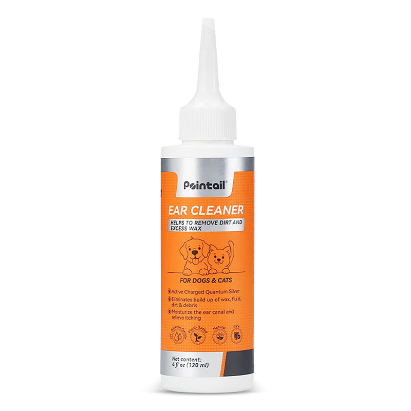 Dog Ear Drops for Dog Ear Infection Treatment, Dog Ear Cleaner with Quantum Silver for Itchy Allergic Ear Relief Solution, Cleans The Debris & Buildup, Prevents Dog Ear Infection, 4oz - BeesActive Australia