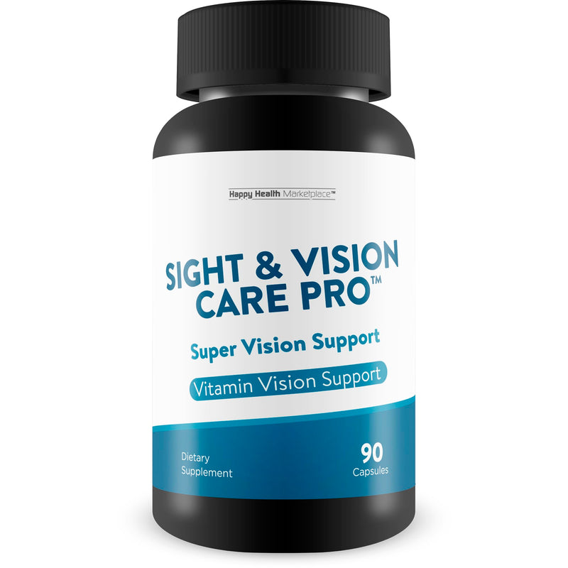 Sight & Vision Care Pro - Super Vision Support - Vitamin & Mineral Vision Supplement with Antioxidant Cell Support - Promote Visual Acuity and Reduced Eye Strain - Support Sight Care & Eye Health