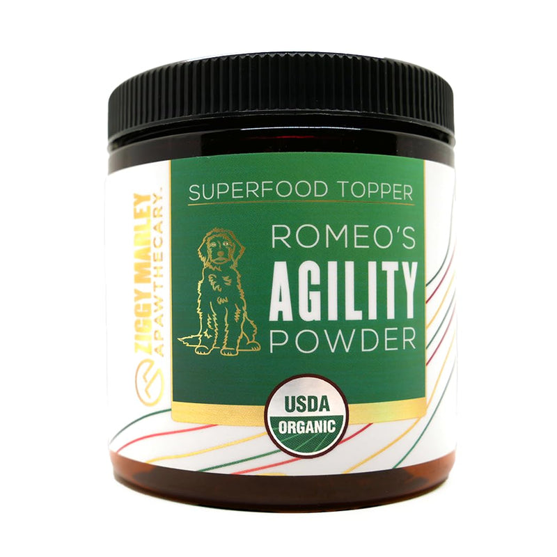 Organic Agility Superfood Powder for Dogs & Cats – Support Agility & Mobility - USDA Organic Bone Broth, Turmeric, & 3 Functional Mushrooms - BeesActive Australia