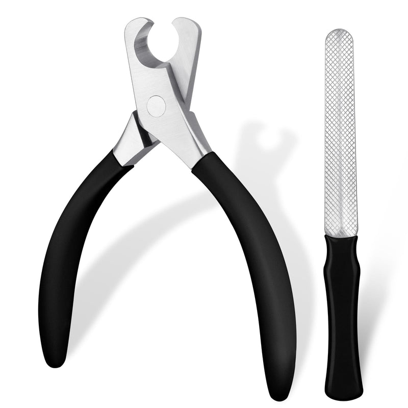 Dog Nail Clippers for Large Dogs Professional Pet Nail Clippers for Dogs Cats, Sharp Wide Opening Medium Small Dog Nail Trimmers with Comfort Non-Slip Handle and Nail File - BeesActive Australia