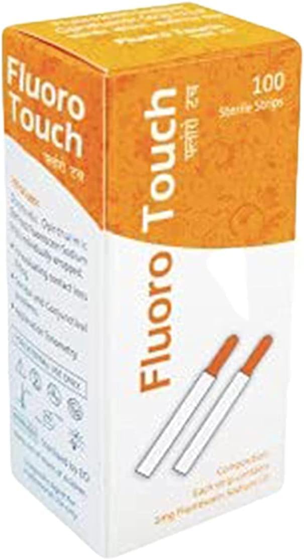 Ophthalmic Fluoro Touch Strips - 50 Pack of 2
