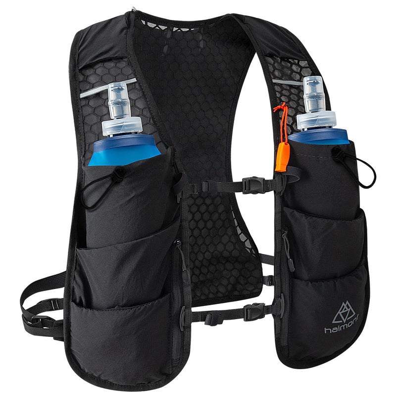 Haimont Running Hydration Vest, 5L Lightweight Runner Vest Pack for Women Men, Trail Running Black Large - BeesActive Australia