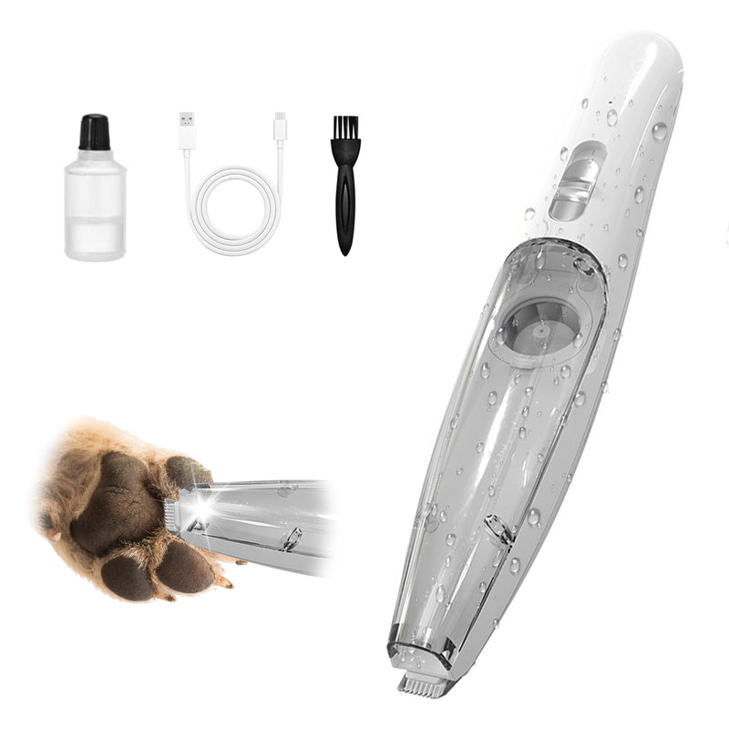 SmartTail Dog Paw Clippers, Corldless Paw Trimmer for Grooming with Vacuum Suction,Dog Clippers for Face, Eyes, Ears and Paws with Hair Storage Bin,LED Light,2-Speed Rechargeable Pet Shaver Clippers - BeesActive Australia