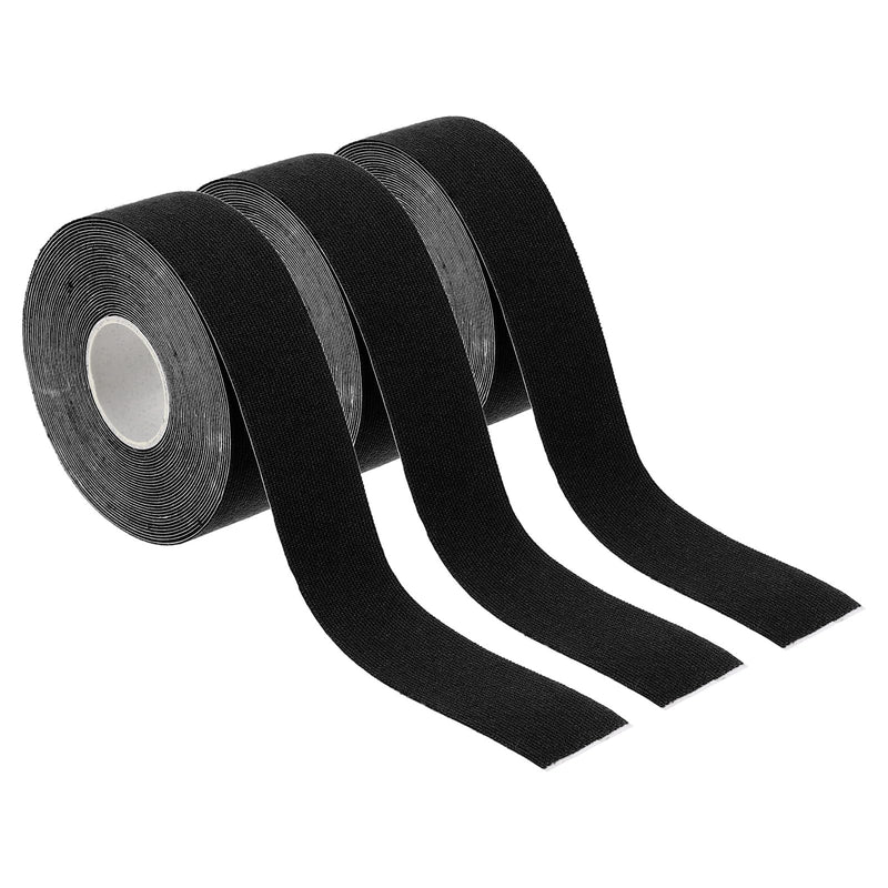 PATIKIL Aerial Hoop Tape, Athletic Tape Adhesive Non-Slip Grip Tape Yoga Rig Sports Tape for Wrapping Exercises Gymnastics Black 16.4ft x 1 Inch - BeesActive Australia