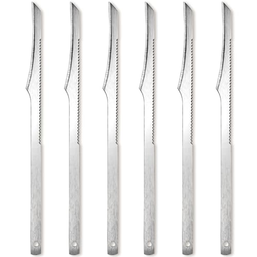 6-Piece Pedicure Knife Tools Kits, Professional Stainless Steel Foot Scrubber Set, Foot Scraper Kit for Removing Dead Skin and Calluses, Suitable for Men and Women, Superior Pedicure Tools