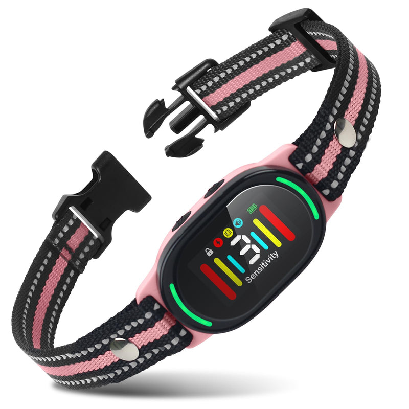 PetJoy Smart Bark Collar, Dog Bark Collar for Small Medium Large Dogs, Anti Bark Collar with Optional Shock - 3 Sensitivity Levels, Vibration or Shock Mode 2 in 1 - BeesActive Australia