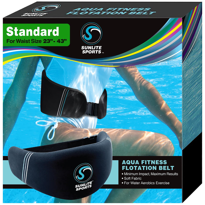 Sunlite Sports AquaFitness Deluxe Flotation Swimming Belt - Water Aerobics Equipment for Pool, Low-Impact Workout Performance Deluxe with Buckle - BeesActive Australia