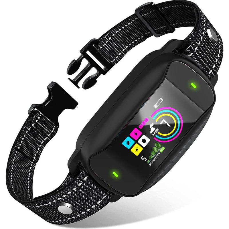 Dog Bark Collar, Anti Bark Collar for Large Medium Small Dogs, Rechargeable Smart Barking Collar with Beep Vibration Modes, Safe No Bark Training Collar with 5 Adjustable Sensitivity - BeesActive Australia