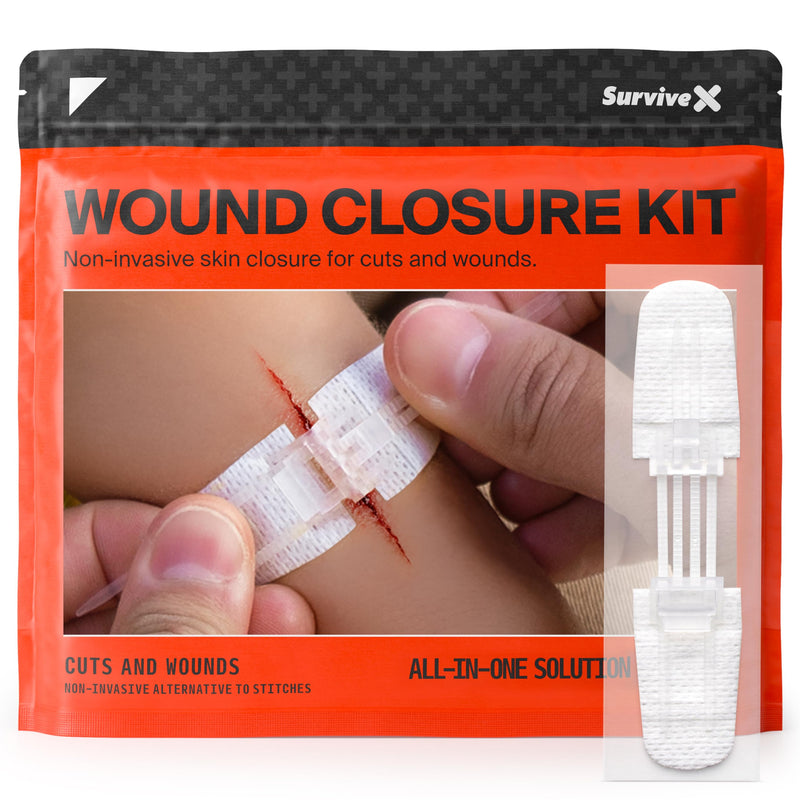 SurviveX Zip Stitch Wound Closure Kit - No Stitches Needed