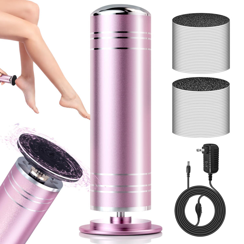 krofaue 1000RPM Electric Foot Callus Remover - Stepless Speed Control Foot Sander with 60pcs Replacement Sandpaper Disk, Electric Foot File Professional Pedicure Tool for Women Dead Cracked Hard Skin - BeesActive Australia