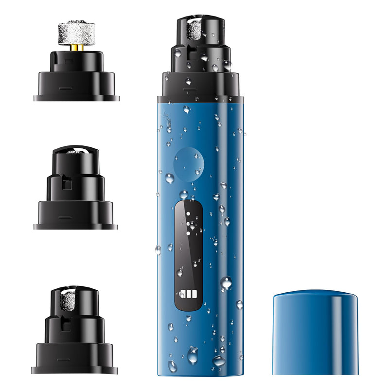 Dog Nail Grinder Professional 3-Speed Electric & IP67 Waterproof Upgraded,Smoothing for Small Medium Large Dogs & Cats Pet Nail Trimmer Painless Paws Grooming - BeesActive Australia
