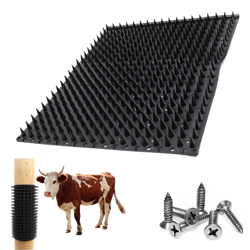 Cattle Scratcher - Livestock Scratching Brush | Horse Brushes Animal Scratch Itch Relief | Cattle Soft Touch Itch Post Pad For Livestock, Horse Grooming, Cattle, Sheep（33.8x42cm） - BeesActive Australia