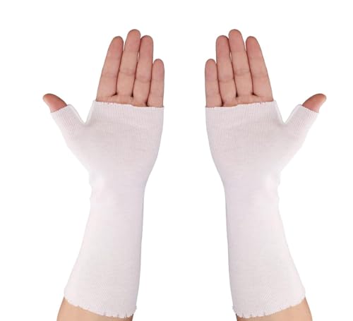 Hand Socks for Splint Wrist and Thumb Spica Wrap Liner,Arm Cast Cover Cotton Stockinette Sleeve for Under Brace for Women Men(Pack of 10) (Small) Small