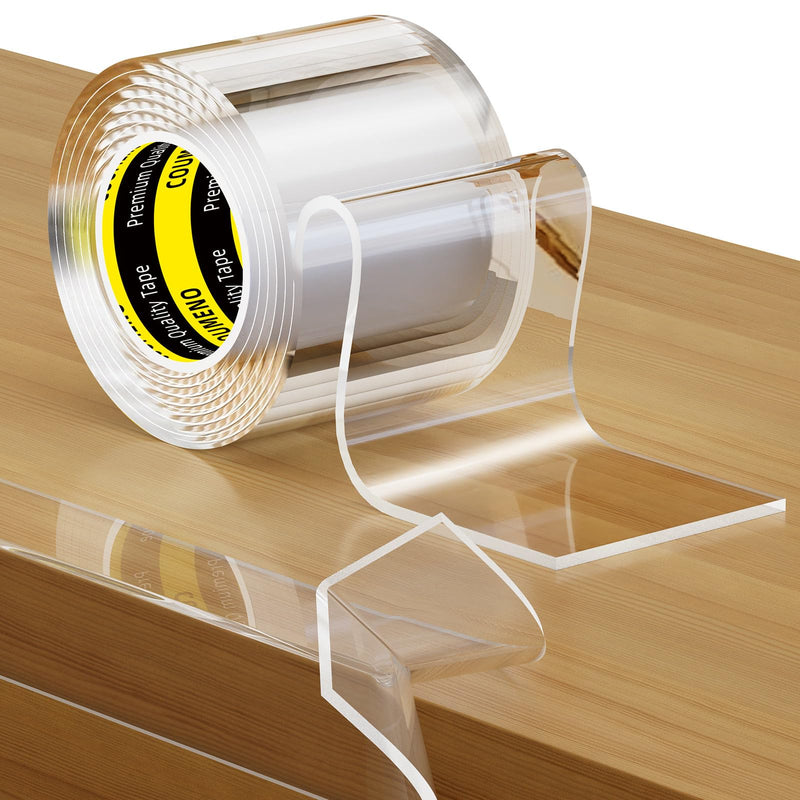 Clear Edge Protector,Safe Corner Protector, Anti-Sharp Edge Protector, for Furniture, Drawers, Tables, Cabinets 2inX3.28FT