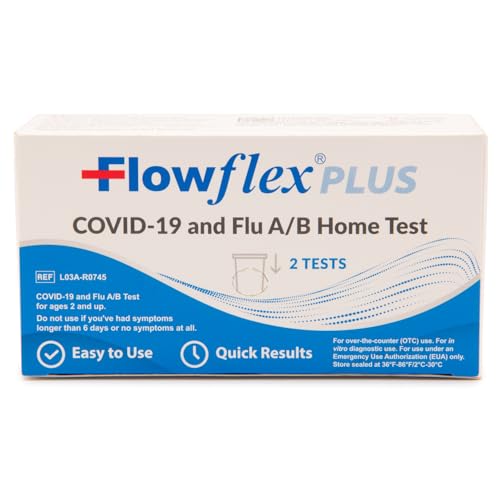 Flowflex COVID & Flu Home Test (2 Tests) 1 Pack, 2 Tests
