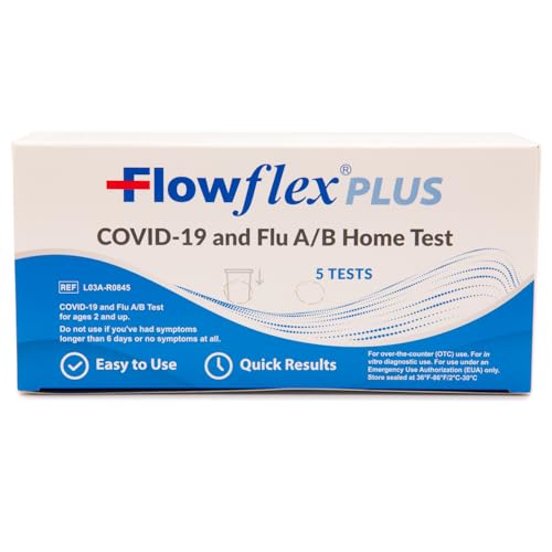 Flowflex COVID & Flu Home Test (5 Tests) 1 Pack, 5 Tests