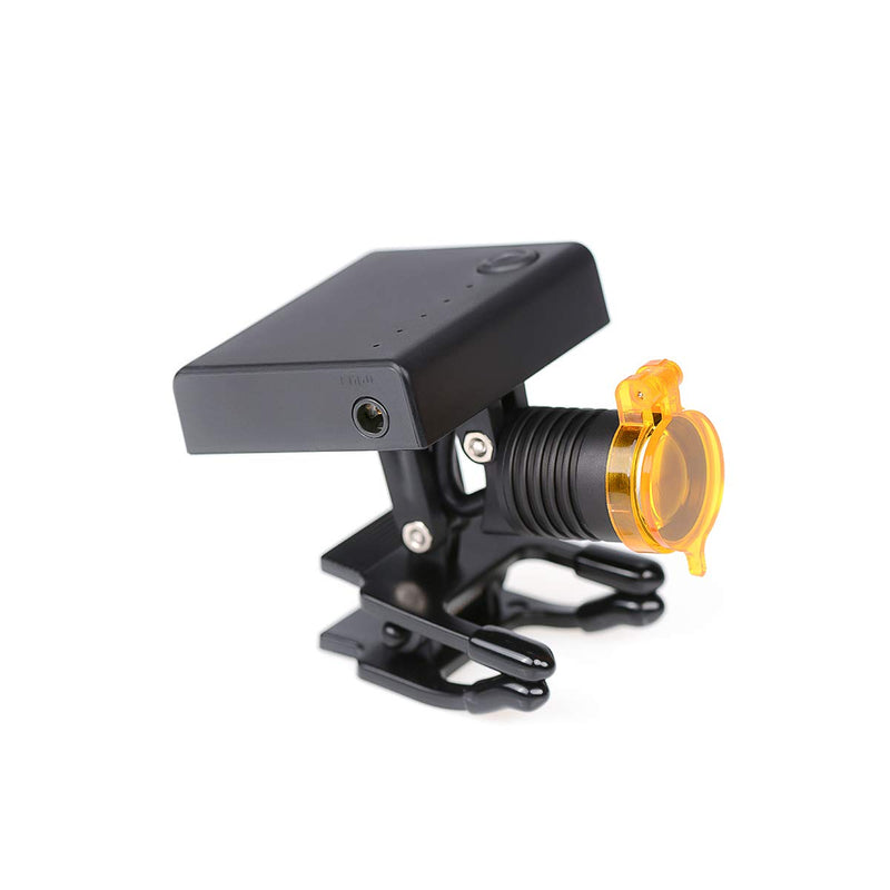 US 3W Light LED Headlamp with Optical Filter,Universal Clip Compatible with All Loupes and Safety Glasses DY-010