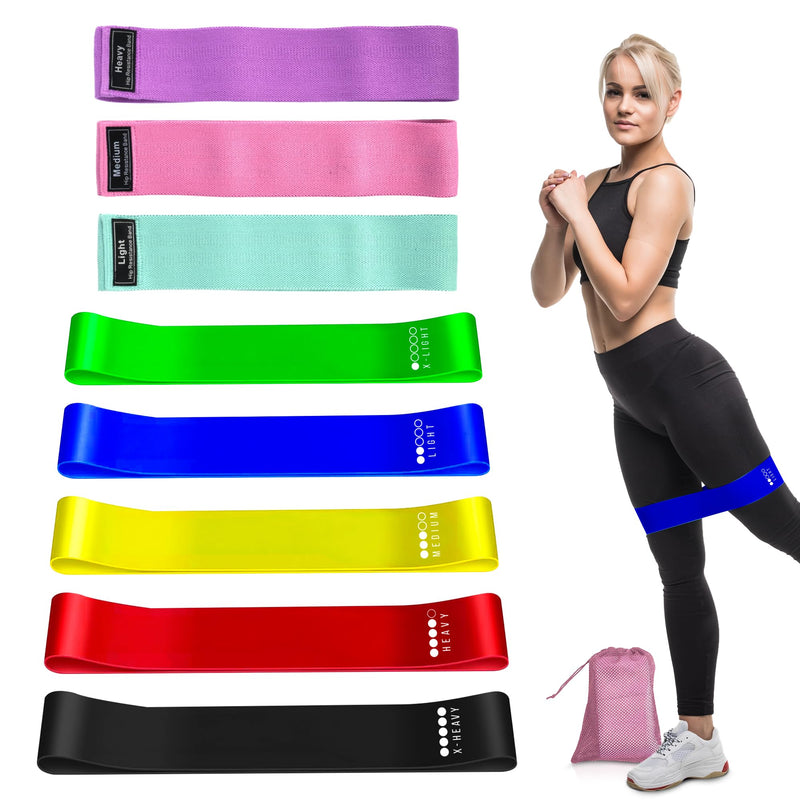Resistance Bands Elastic Yoga Exercise Band Gym Home Fitness Workout Fabric and Rubber Stretch Band - BeesActive Australia