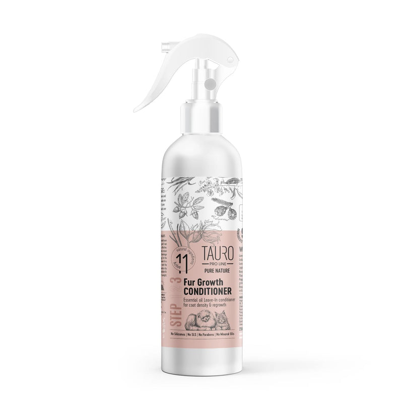 Tauro Pro Line Pure Nature Promoting Leave-in Dogs & Cats Natural Conditioner Spray with Essential Oils for Daily Pet Skin and Coat Care Stimulates Hair Growth 8.45 Fl Oz Leave-in Conditioner - BeesActive Australia