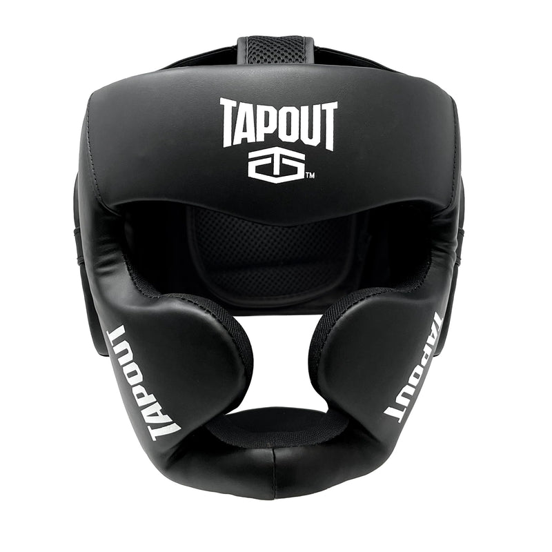 TAPOUT Adjustable Velcro Protective Headgear - One Size Fits Most for Boxing and MMA