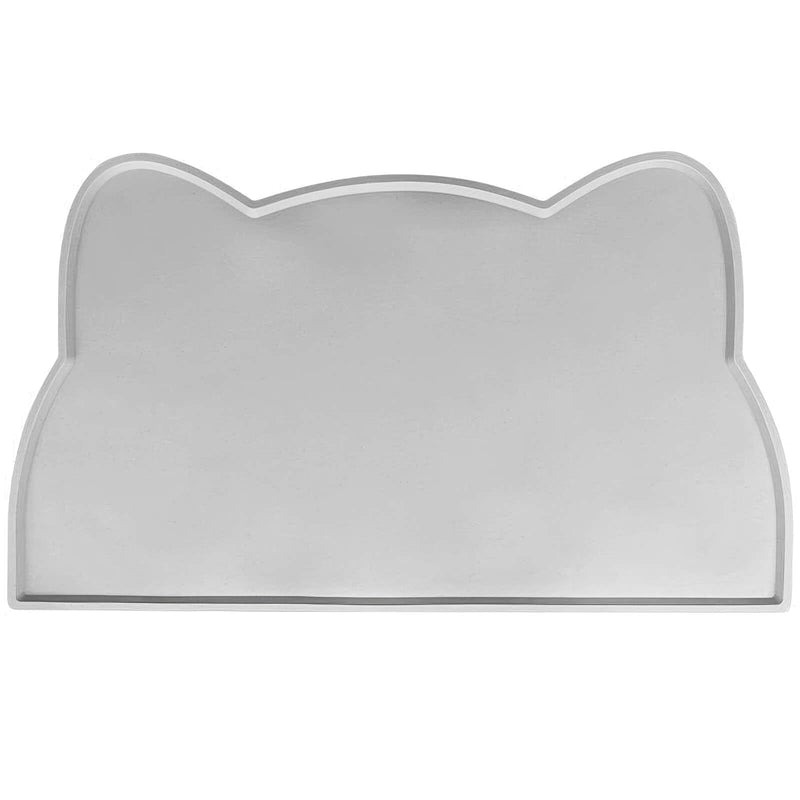 Silicone Cat Feeding Mat, Non-Skid Waterproof Pet Placemat, 17.3 x 10 inches, Grey - BeesActive Australia