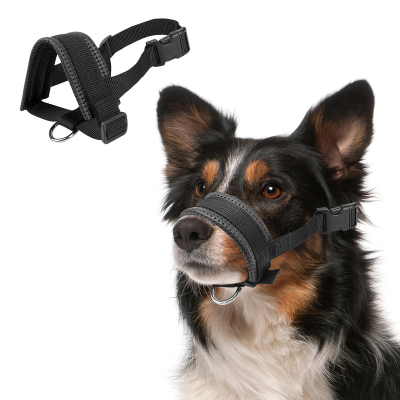 No-Pull Dog Headcollar, Adjustable Gentle Training Collar with Padded Nose Band, Lightweight Comfortable for Medium Large Dogs, Easy Control During Walk Safety (Upgrade Size) - BeesActive Australia